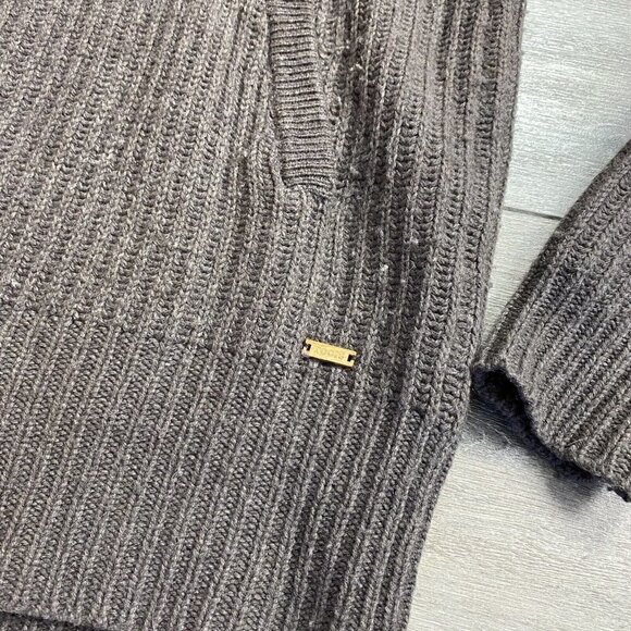 ROOTS Turtleneck Sweater Sz XS Wool Blend Knitted Brown - Picture 3 of 7